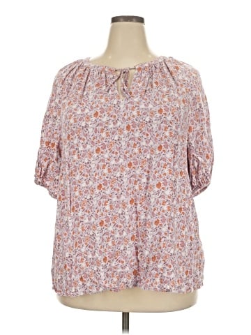 Ava & Viv 3/4 Sleeve Blouse (view 1)