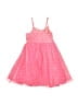 H&M 100% Polyester Hearts Pink Dress Size 5 - 6 - photo 2