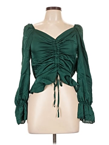 Nasty Gal Inc. Long Sleeve Blouse (view 1)