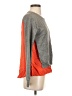 Jamison Color Block Gray Silk Pullover Sweater Size XS - photo 4