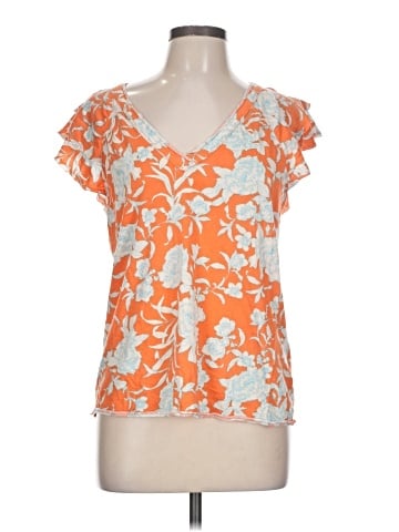 Maeve by Anthropologie Short Sleeve Blouse (view 1)