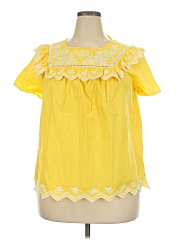 Crown & Ivy Short Sleeve Blouse (view 1)