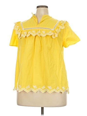 Crown & Ivy Short Sleeve Blouse (view 2)
