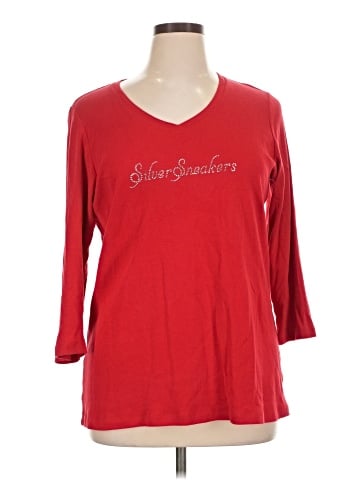 St. John's Bay 3/4 Sleeve T-Shirt (view 1)