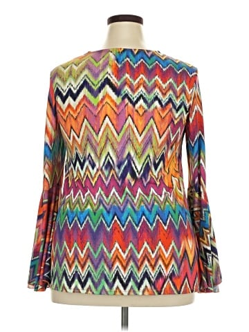 The Pyramid Collection Long Sleeve Blouse (view 2)