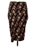 Lularoe Print Brown Casual Skirt Size S - photo 1