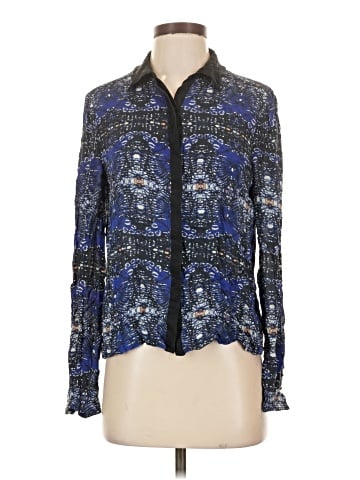 A.L.C. Long Sleeve Silk Top (view 1)