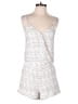 Parker 100% Viscose Chevron-herringbone White Romper Size S - photo 1