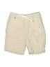 H&M 100% Cotton Solid Tan Khaki Shorts Size 6 - photo 1