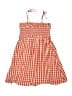 Crewcuts Outlet Checkered-gingham Orange Dress Size 6 - photo 1