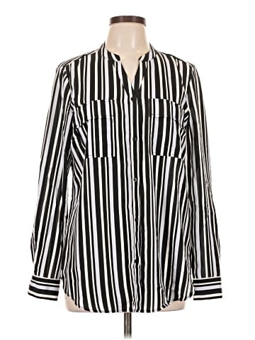 Jones New York Signature Long Sleeve Blouse (view 1)