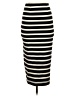 Nicholas Stripes Black Casual Skirt Size 2 - photo 1