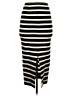 Nicholas Stripes Black Casual Skirt Size 2 - photo 2