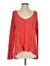 Free People Red Pullover Sweater Size S - photo 1