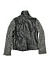 JouJou Metallic Gray Black Jacket Size M (kids) - photo 2