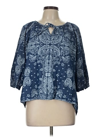 Life Style 3/4 Sleeve Blouse (view 1)