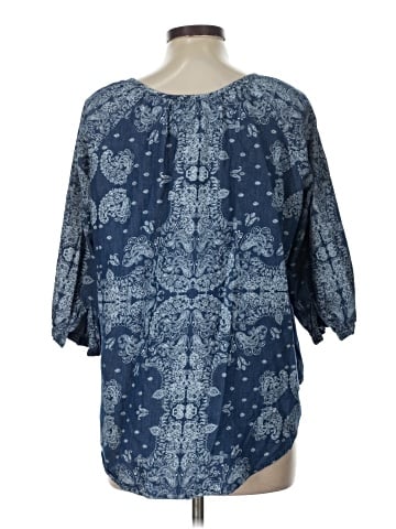 Life Style 3/4 Sleeve Blouse (view 2)