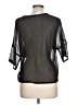 True Freedom 100% Polyester Black 3/4 Sleeve Blouse Size L - photo 2