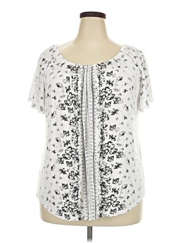 Style&Co Short Sleeve Blouse (view 1)
