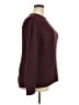 Caslon 100% Polyester Solid Burgundy Pullover Sweater Size XXL - photo 4