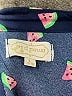Mud Pie Hearts Blue Sleeveless Blouse Size L - photo 7
