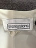 Impressions 100% Polyester Ivory Long Sleeve Blouse Size 14 - photo 7