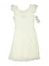 Un Deux Trois Solid Ivory Dress Size 12 - photo 1