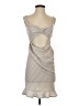 Shein Metallic Silver Cocktail Dress Size S - photo 1
