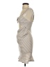 Shein Metallic Silver Cocktail Dress Size S - photo 5