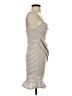 Shein Metallic Silver Cocktail Dress Size S - photo 4