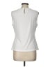 DKNY White Sleeveless Blouse Size L - photo 2