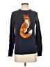 Charter Club Print Blue Pullover Sweater Size XS - photo 1