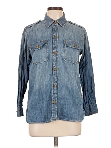Current/Elliott Long Sleeve Button-Down Shirt (view 1)