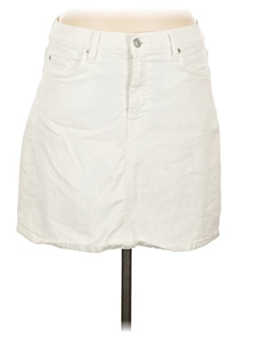 7 For All Mankind Denim Skirt (view 1)