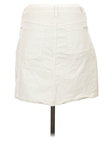 7 For All Mankind Denim Skirt (view 2)
