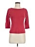 Sutton Studio 100% Cotton Red 3/4 Sleeve T-Shirt Size M - photo 1
