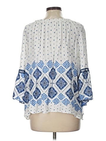 Mystree 3/4 Sleeve Blouse (view 2)