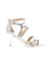 Marc Fisher Silver Sandals Size 8 - photo 1