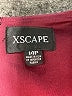 Xscape Burgundy Cocktail Dress Size 14 (petite) - photo 7