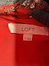 Ann Taylor LOFT Paisley Red Casual Dress Size 2 - photo 7