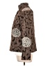 Linda Allard Ellen Tracy Paisley Brown Jacket Size 10 - photo 5