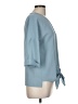 Downeast Blue 3/4 Sleeve Blouse Size M - photo 4