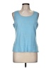 St. John Blue Sleeveless Top Size M - photo 1