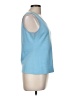 St. John Blue Sleeveless Top Size M - photo 4