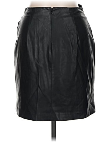 Club Monaco Faux Leather Skirt (view 2)