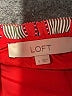 Ann Taylor LOFT 100% Polyester Stripes Red Casual Dress Size S - photo 7