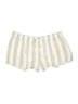 Birdy Grey 100% Rayon Stripes Ivory Shorts Size XL - photo 1