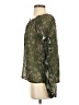 Slate & Willow 100% Polyester Green Long Sleeve Blouse Size S - photo 5