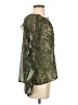 Slate & Willow 100% Polyester Green Long Sleeve Blouse Size S - photo 4