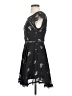 Free People 100% Polyester Stars Black Cocktail Dress Size 4 - photo 5